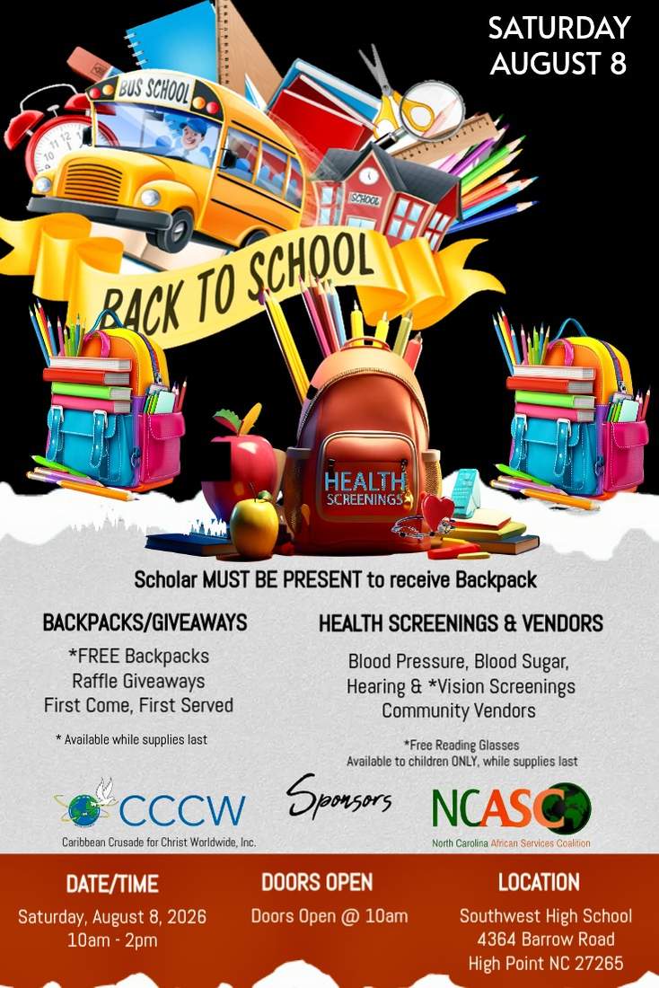 Back-to-School Backpack Giveaway — August 2026
