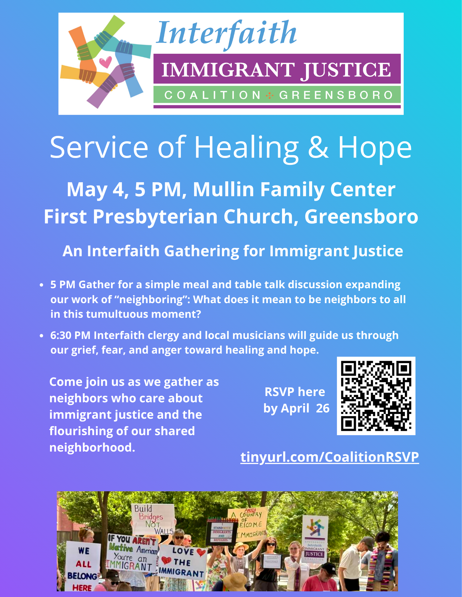 Service of Healing & Hope — May 4, 2026 · Mullin Family Center, First Presbyterian Church